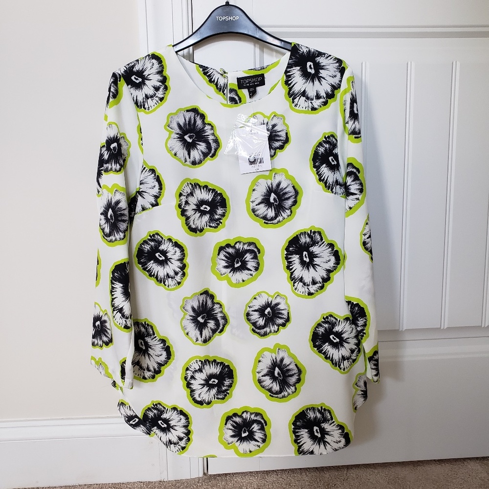 Women's Topshop Floral Blouse